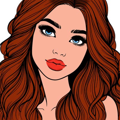 beautiful realistic girl