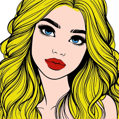 beautiful realistic girl