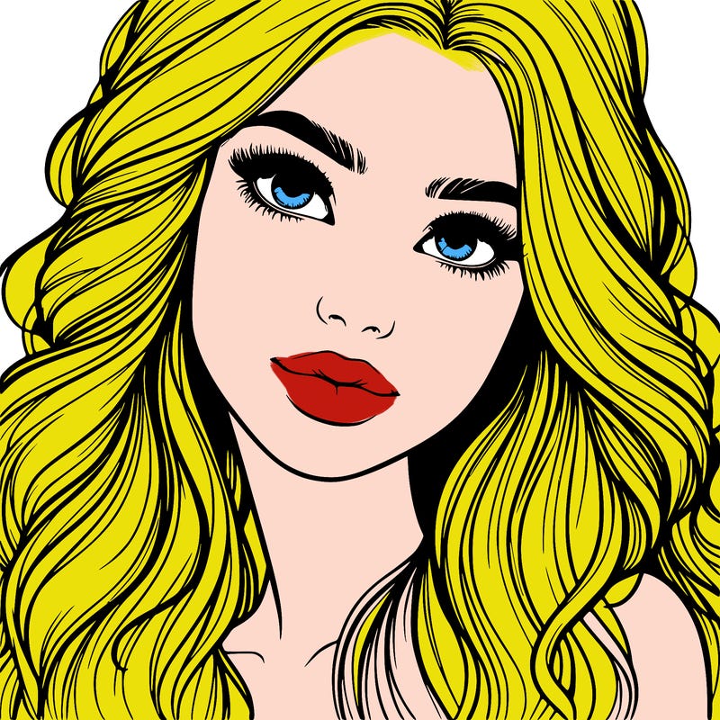 beautiful realistic girl