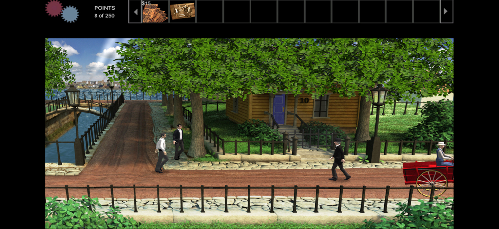 Gold Rush! Anniversary HD - A 19th century street scene from the game Gold Rush Anniversary HD
