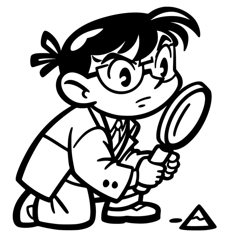 conan is looking for evidence