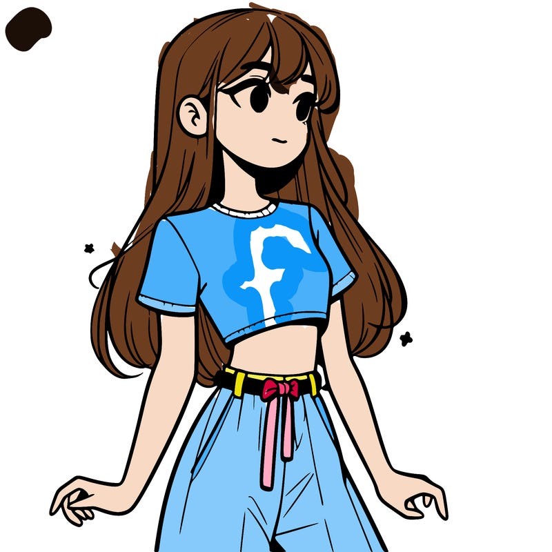 girl in a cute crop top