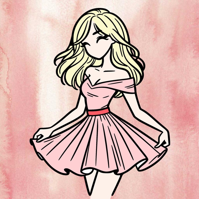 woman in skirt