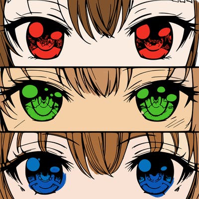 anime eyes