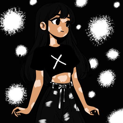 girl in a cute crop top