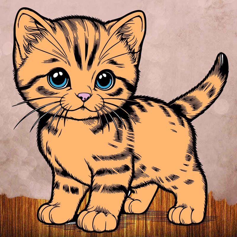 realistic kitten