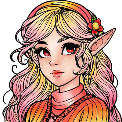 realistic elf girl