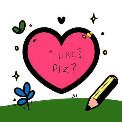 blank simple heart