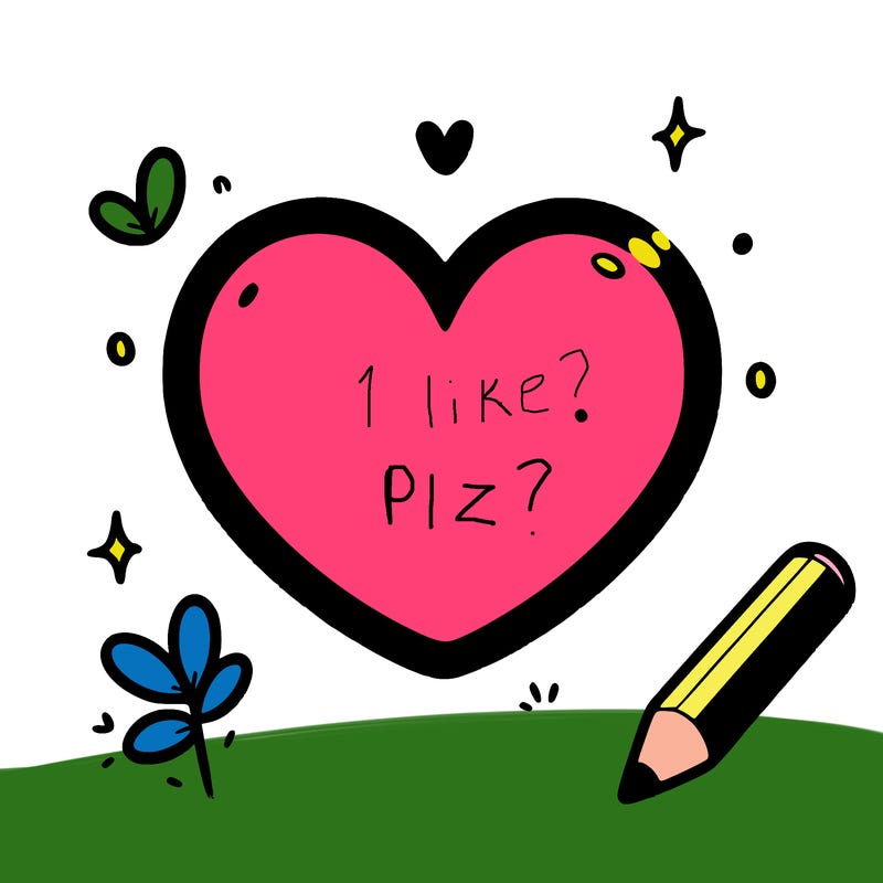 blank simple heart
