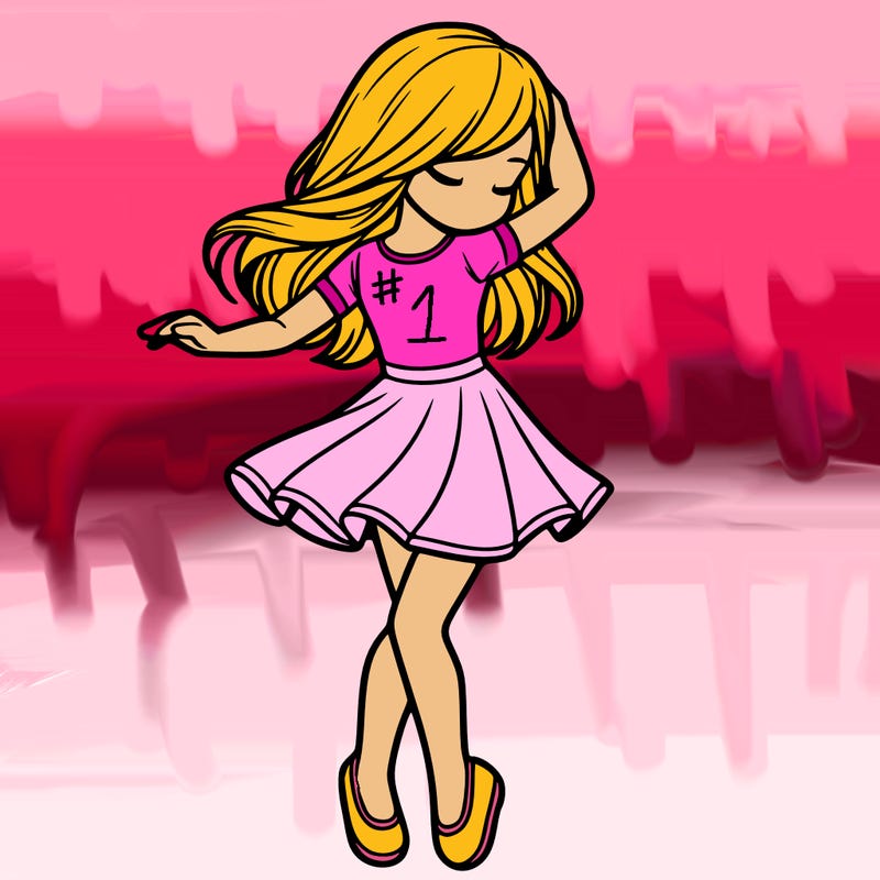 girl dancing  realistic