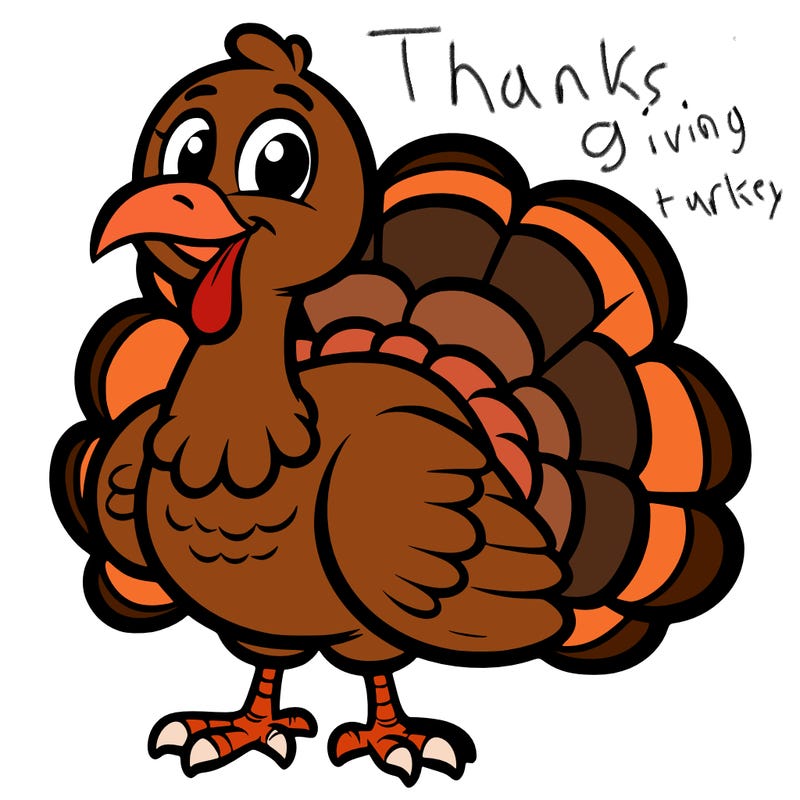 cartoon turkey