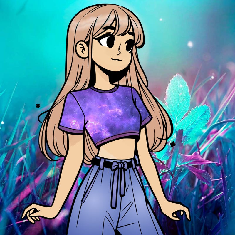 girl in a cute crop top