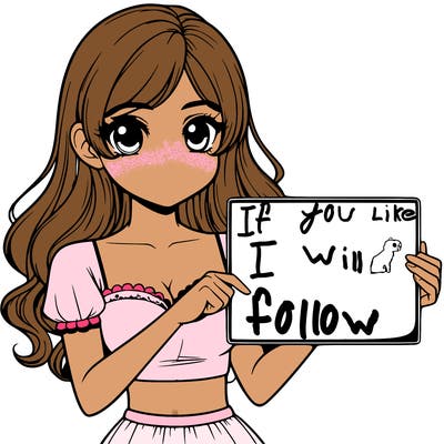 realistic pretty girl holding blank sign