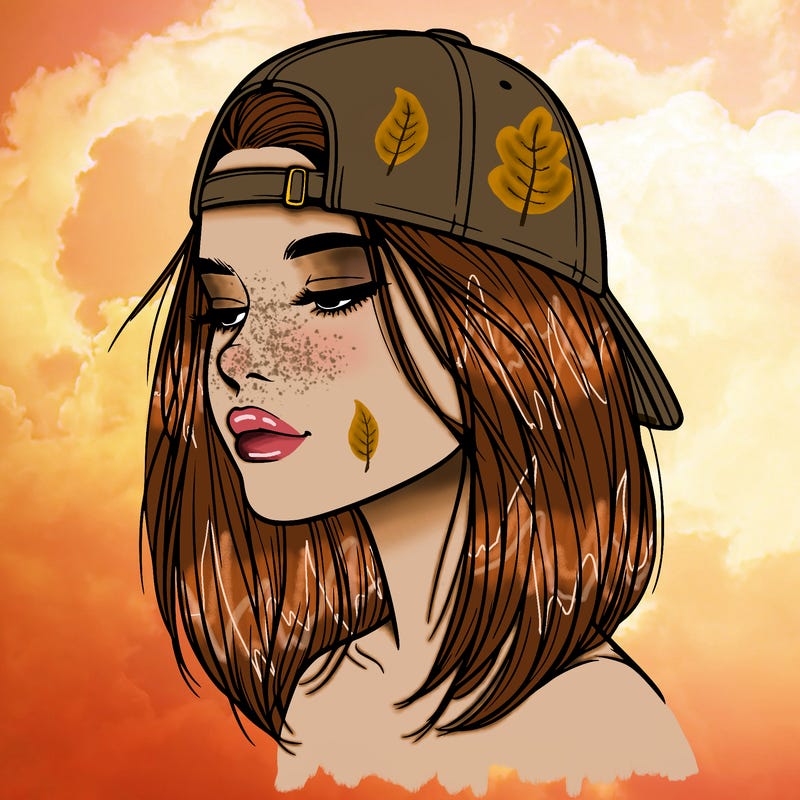 realistic  girl with a backwards hat