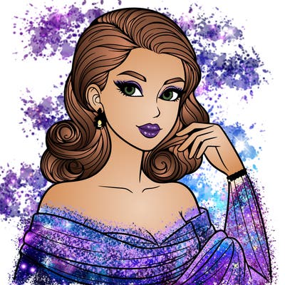 an elegant woman