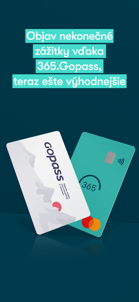 365.bank - A 365 bank debit card and a Gopass travel card illustrating integrated lifestyle benefits