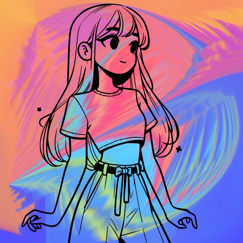 girl in a cute crop top