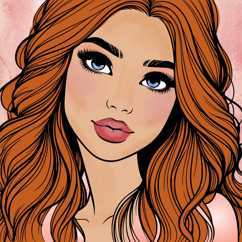 beautiful realistic girl