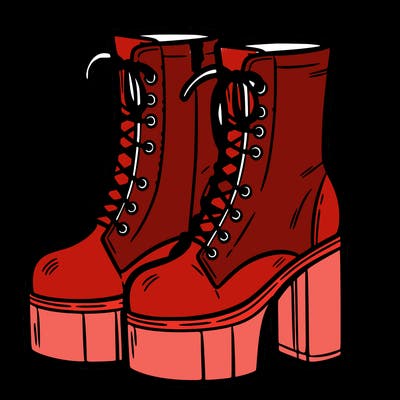 boots with a heel bottom