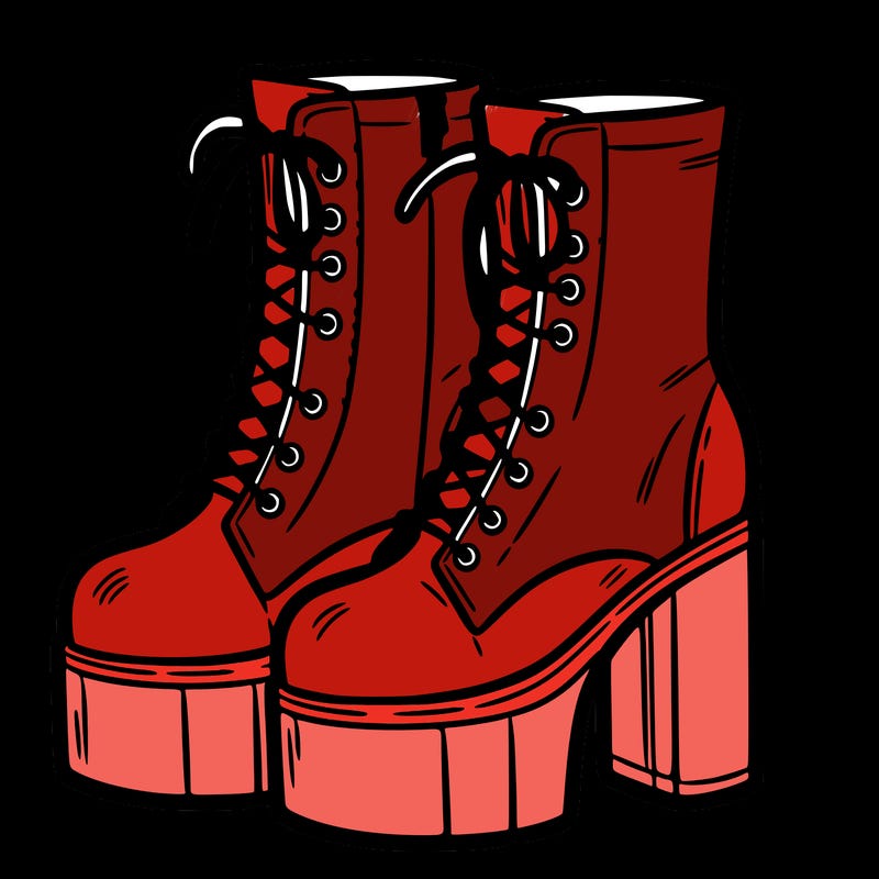 boots with a heel bottom