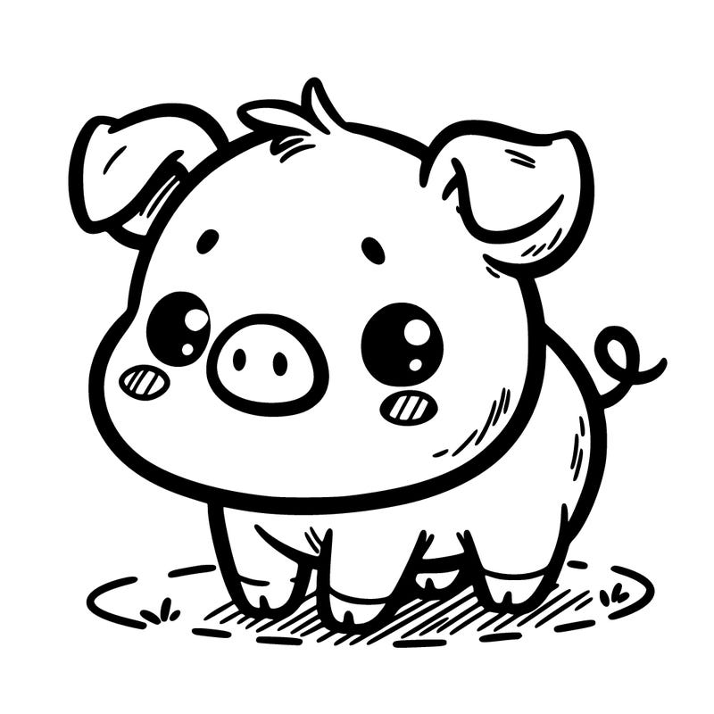 cute pig