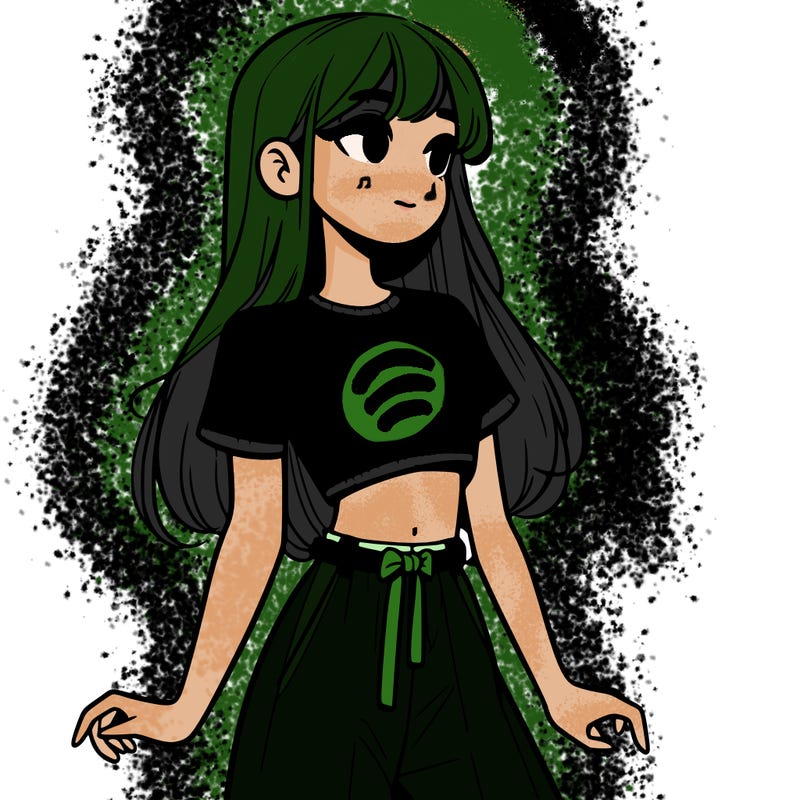 girl in a cute crop top