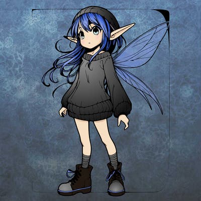 realistic manga pixie