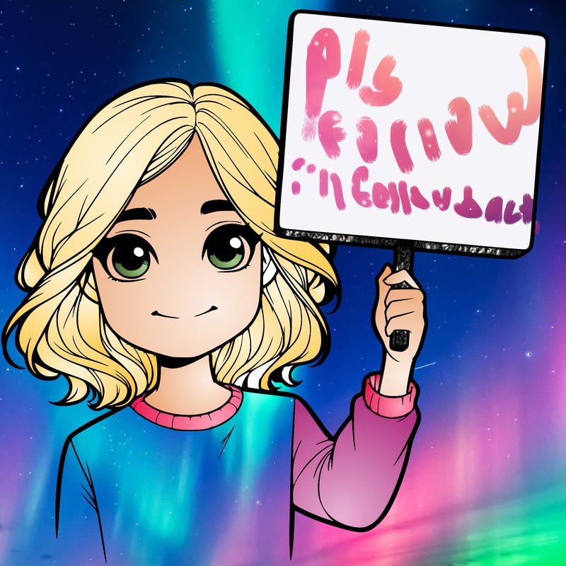 realistic girl holding up a sign