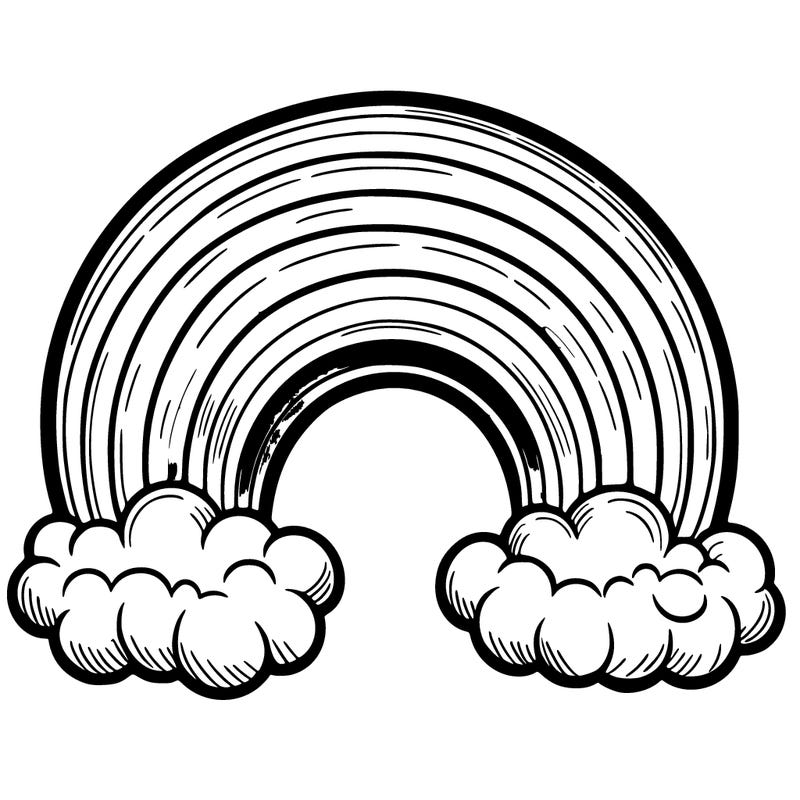 realistic rainbow