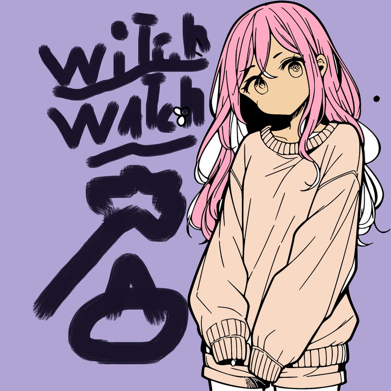 manga teen girl  in a sweater and baggy pants