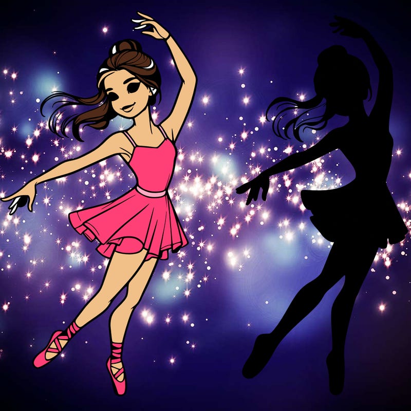 realistic girl dancer