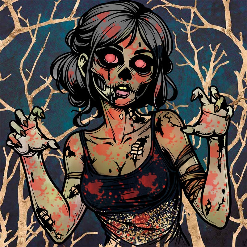 realistic zombie girl