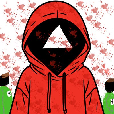 faceless girl in hoodie