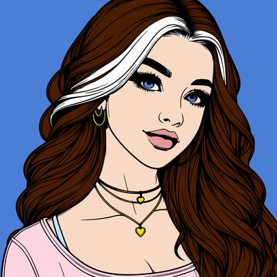 detailed realistic girl