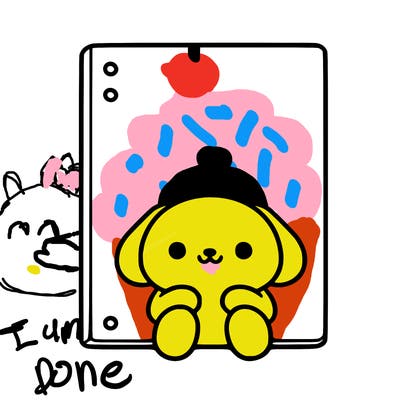 one blank white page