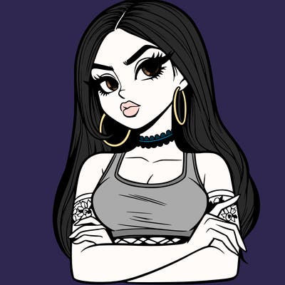 realistic baddie latina girl