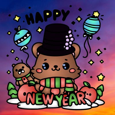 message : happy new year