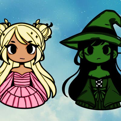 alphaba glinda