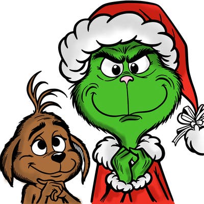 grinch with max