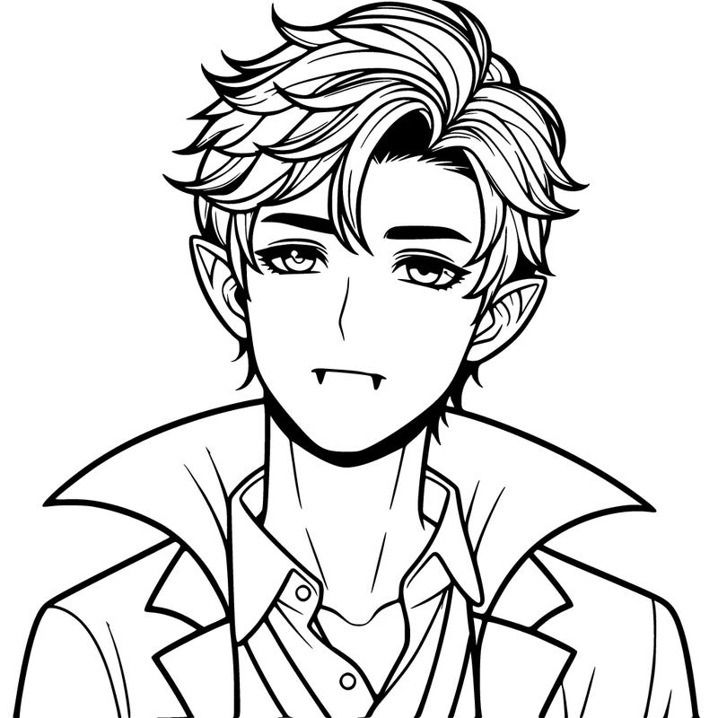 handsome vampire boy
