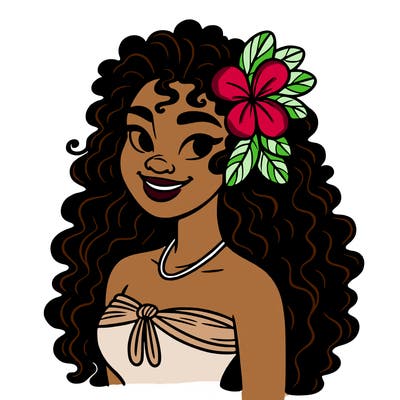 hawaiian black woman