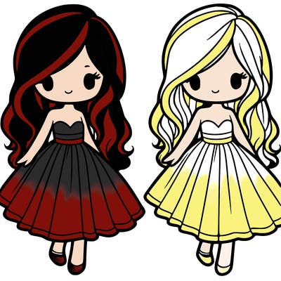 girl in a flowy dress