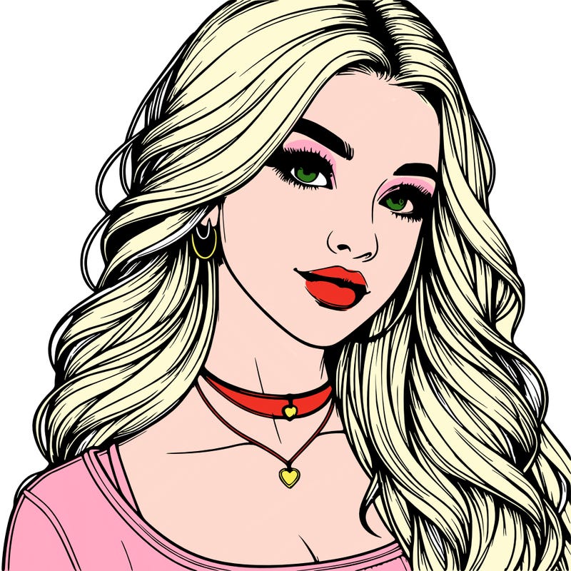 detailed realistic girl