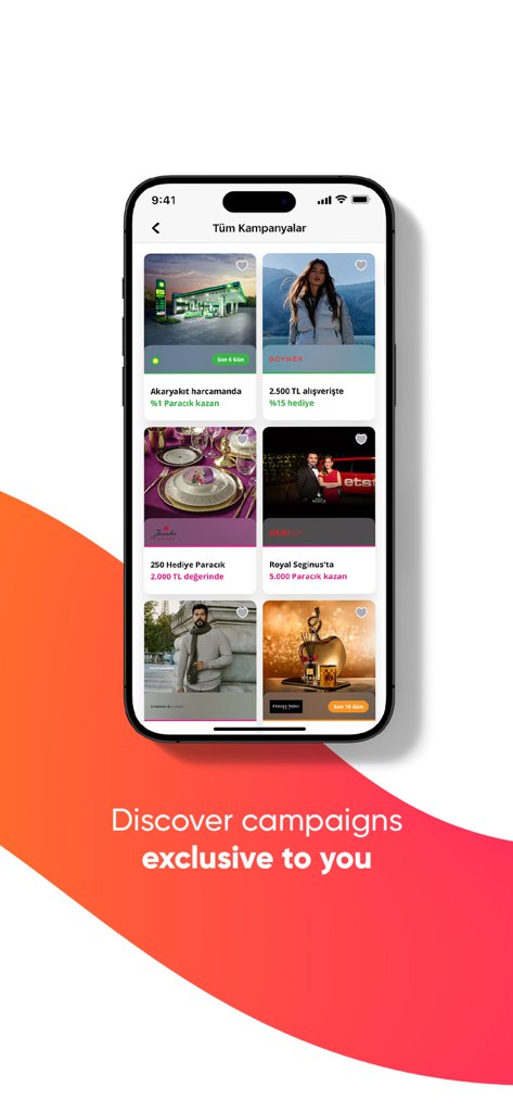 Hopi - Rewarding Shopping - Smartphone screen displaying personalized shopping campaigns and reward offers on the Hopi app interface.