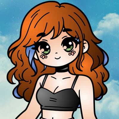 girl in a cute crop top