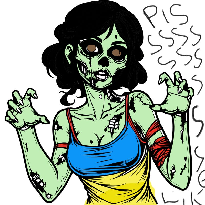 realistic zombie girl