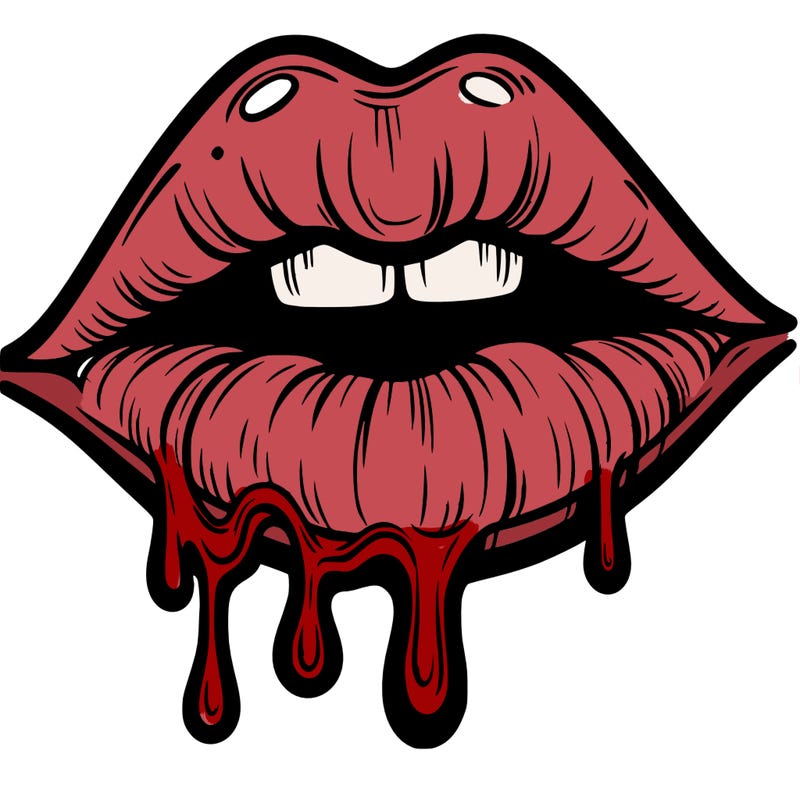 lips that look realistic and drip