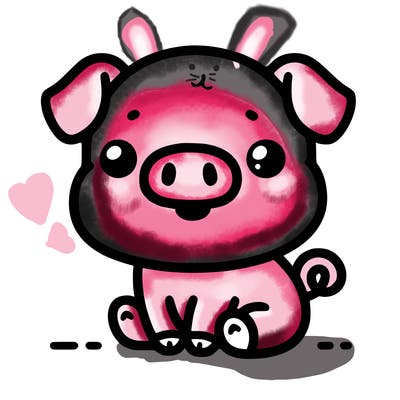 cute pig