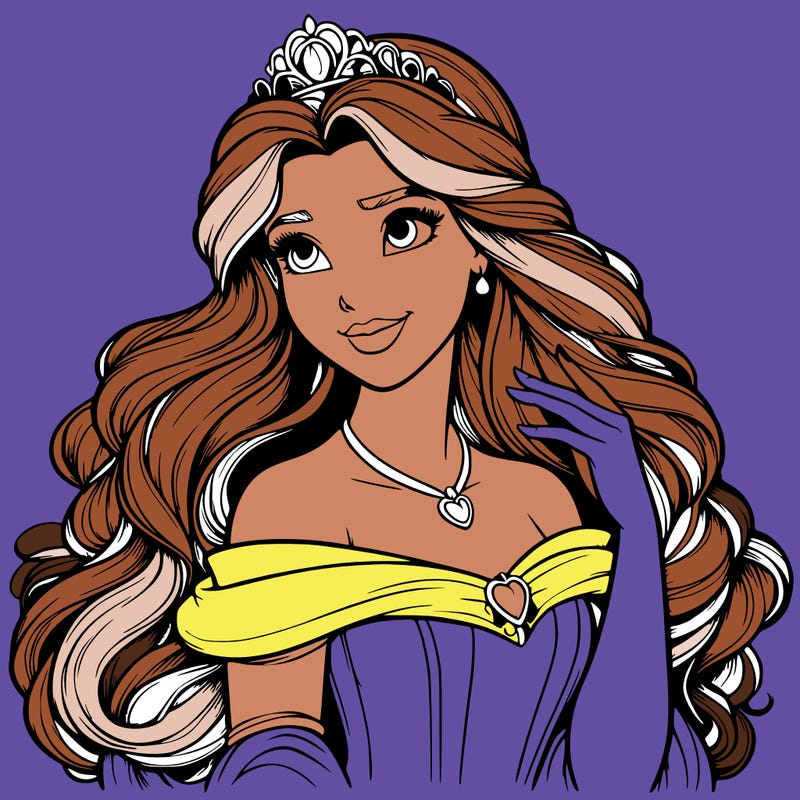 realistic disney princess