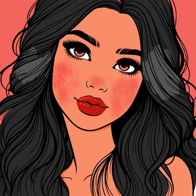 beautiful realistic girl